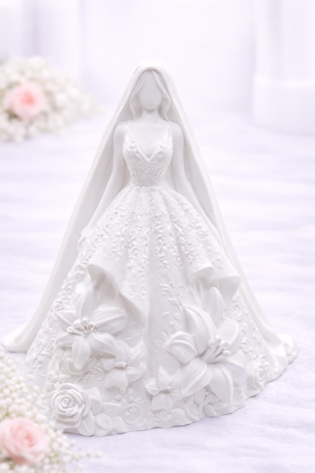 Baut mit Blumenkleid